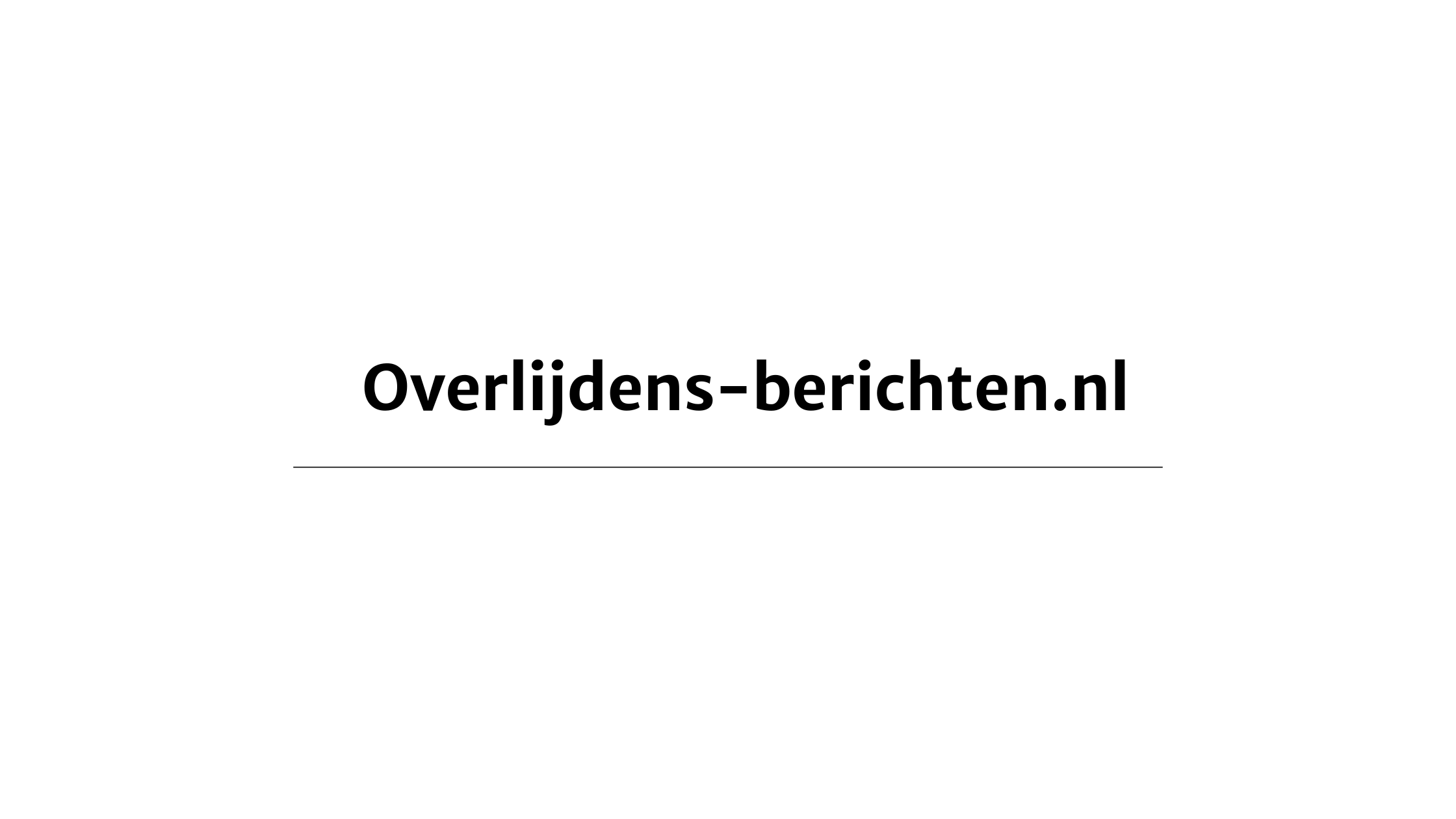 Overlijdens-berichten.nl – Nieuw initiatief van Fondsen.org